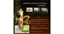 Desktop Screenshot of locksmithservice-houston.com
